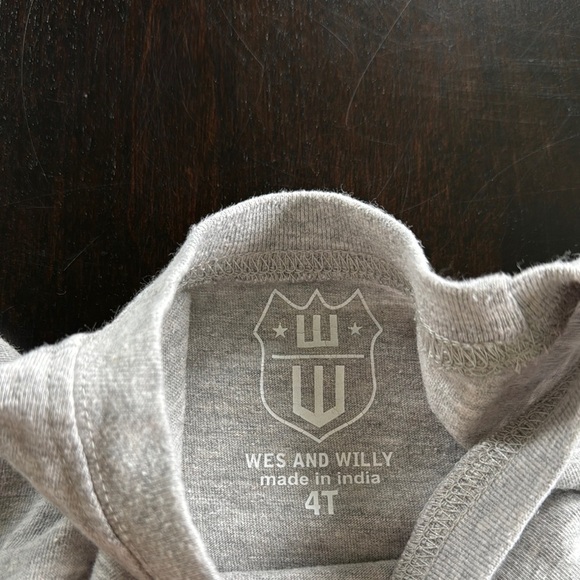 Gray Long Sleeve Tee with Red Truck and Christmas Tree - Picture 2 of 2